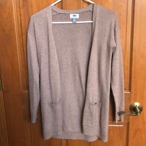 tan cardigan (size XL in youth so fits s/m)